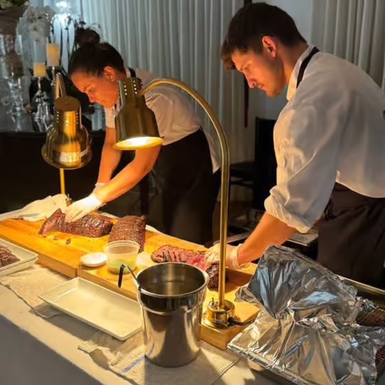 Cafe St. Petersburg catering and event setup