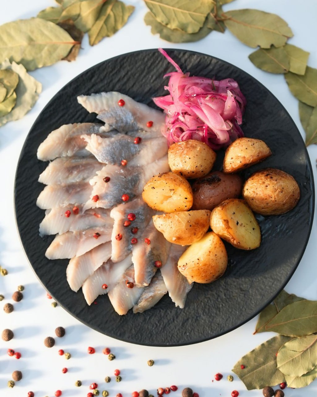 Herring with Potatoes & Onions