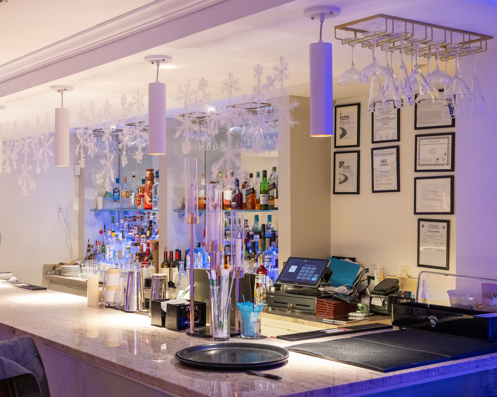 Cafe St. Petersburg dining interior